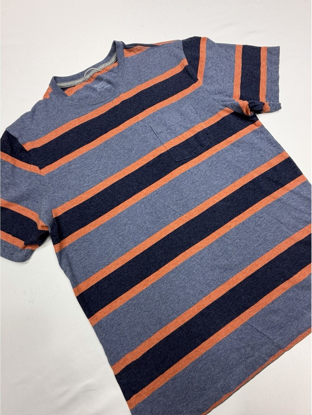 Patagonia Mens Striped Pocket Tee T Shirt Size Medium 100% Organic Cotton